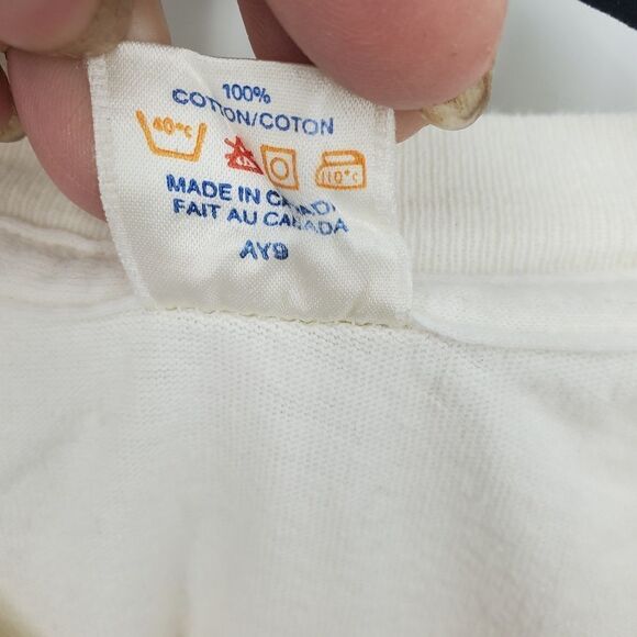 Vintage Harvey Woods Bluenose II Nova Scotia T-Shirt Size L - Picture 4 of 10